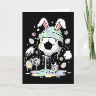 Fotboll Påskharen Ägg Drip Glass Pojkar Kids Gi Kort