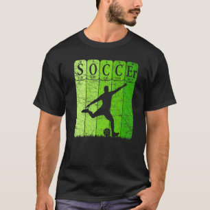 Fotboll Periodiska Systemet Element Fotbollsspelar T Shirt