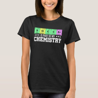 Fotboll Periodiska Systemet Fotboll är Min Kemi T Shirt