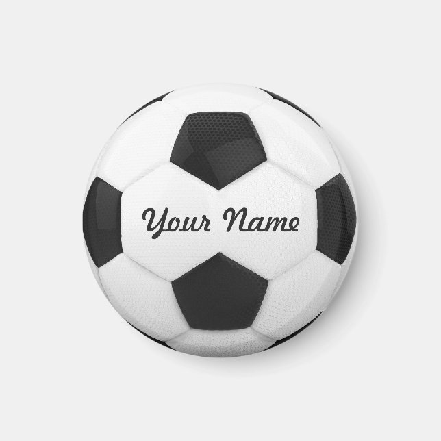 Fotboll Personlig Namn Magnet (Framsidan)