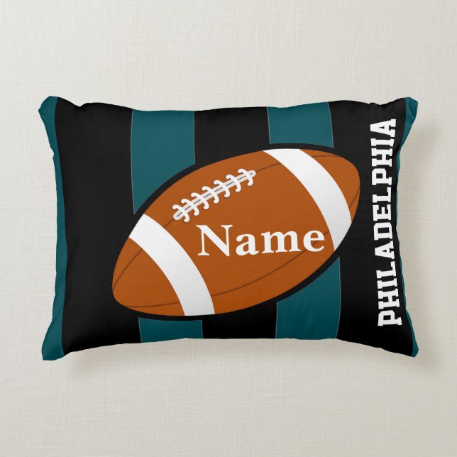 Fotboll Pillowcase Prydnadskudde (Framsidan)