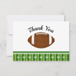 Fotboll Pojke Födelsedagsfest Tack Kort