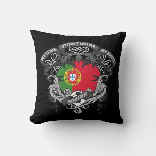 Fotboll Portugal Kudde (Framsida)