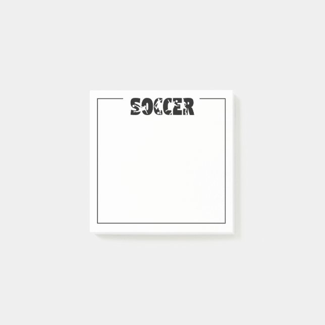Fotboll  post-it block (Framsida)