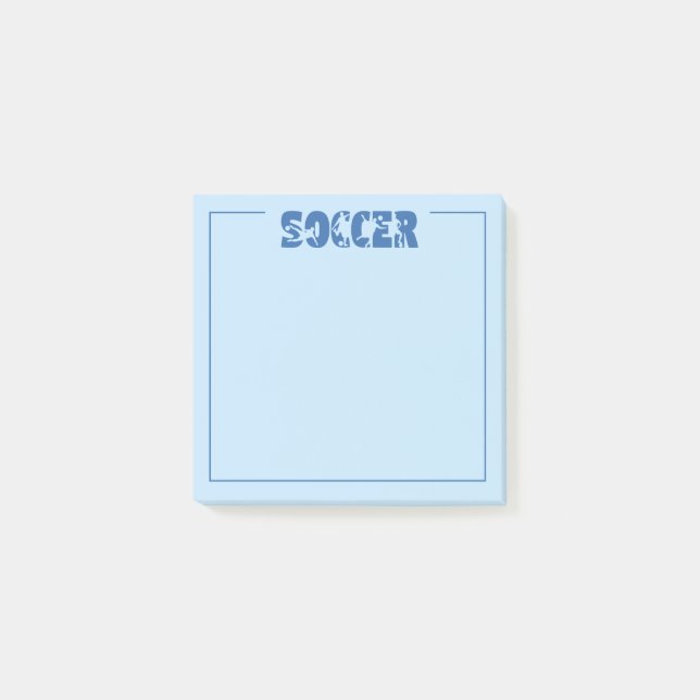 Fotboll  post-it block (Framsida)