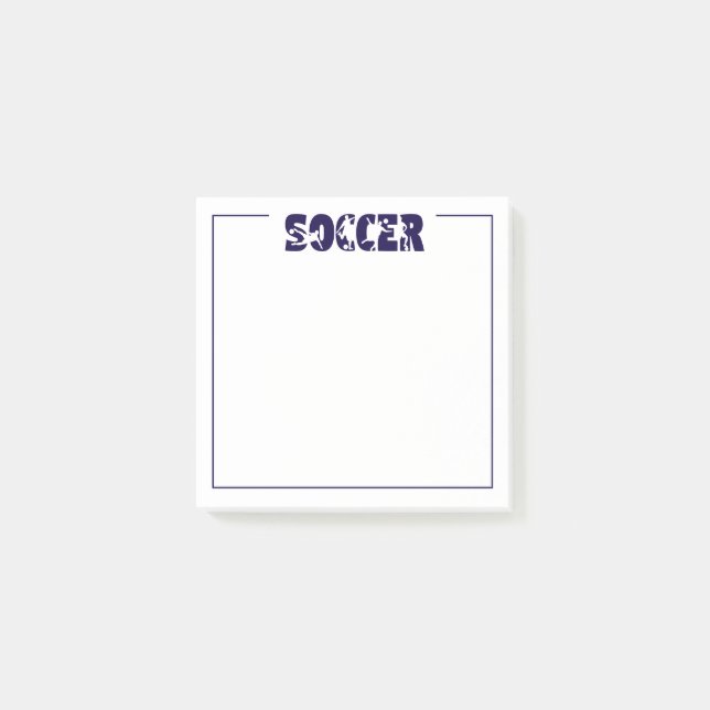 Fotboll  post-it block (Framsida)