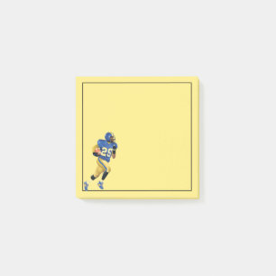 Fotboll Posta-den-Noterar Post-it Block