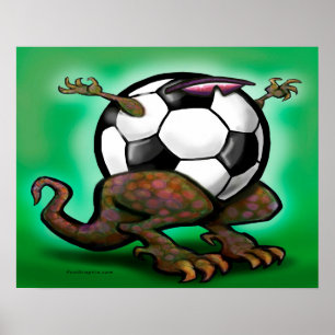 Fotboll Poster Beast