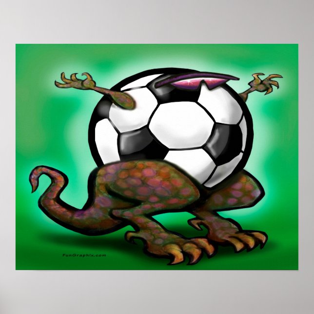 Fotboll Poster Beast (Framsidan)