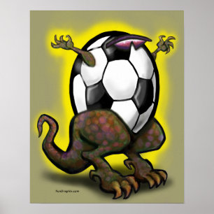 Fotboll Poster Beast