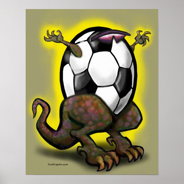 Fotboll Poster Beast (Framsidan)
