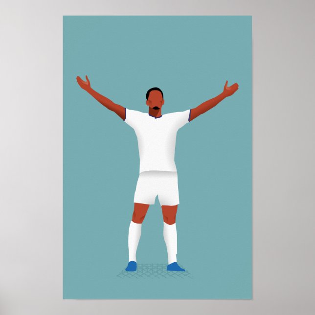 Fotboll Poster för födelsedagsfirande (Framsidan)