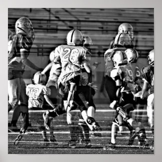 Fotboll Poster med flera exponeringar