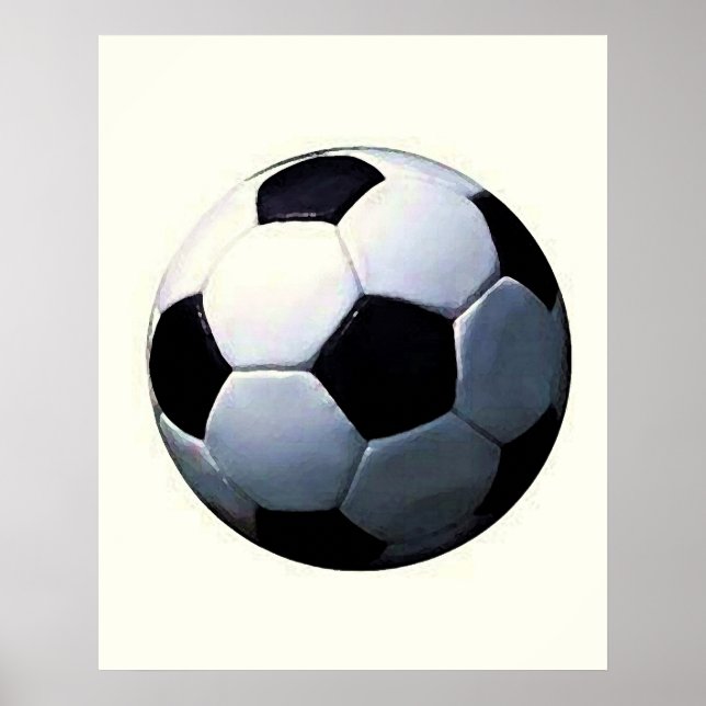 Fotboll Poster utskrift - Fotboll Poster (Framsidan)