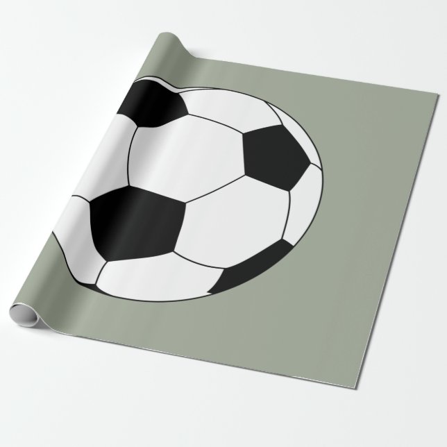 Fotboll Presentpapper (Utrullad)