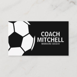 Fotboll Pro Black Visitkort