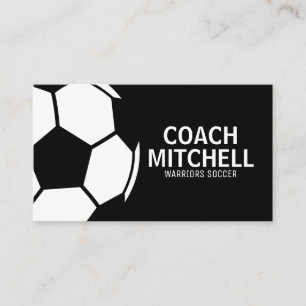 Fotboll Pro Black Visitkort
