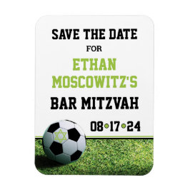 Fotboll Pub Mitzvah Spara datum Magnet