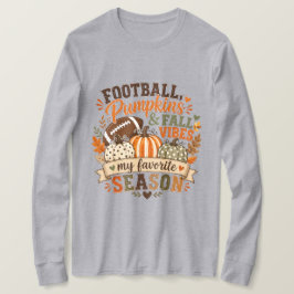 Fotboll, pumpor och höststämning t shirt