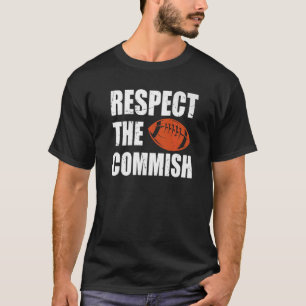 Fotboll respekterar den gemensamma fantasyska fotb t shirt