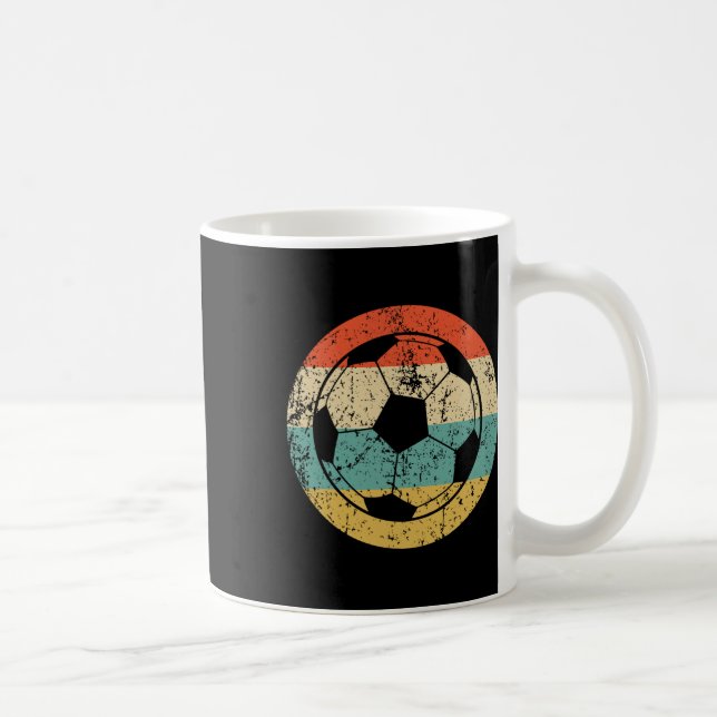 Fotboll Retro Fotboll Boll  Kaffemugg (Höger)