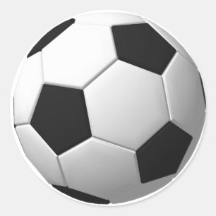 Fotboll: Runt Klistermärke