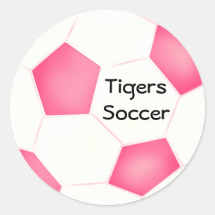 Fotboll Runt Klistermärke