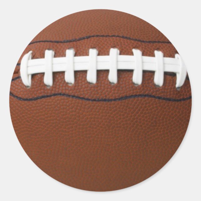 Fotboll Runt Klistermärke (Framsida)