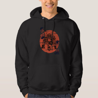 Fotboll Samuraj Rolig Krigare Rustning Japansk Kri Hoodie