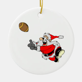 Fotboll Santa Julgransprydnad Keramik