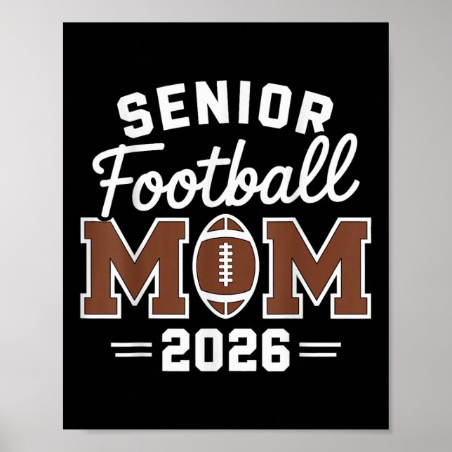 Fotboll Senior Mamma Stolt Senior År Mamma Cl Av 2 Poster (Framsidan)