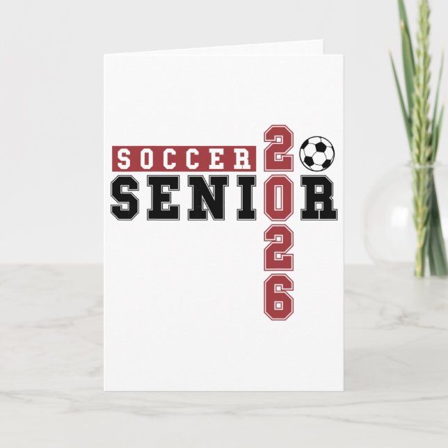 Fotboll Senior Night Fotboll Senior 2026 Examen  Kort (Framsida)