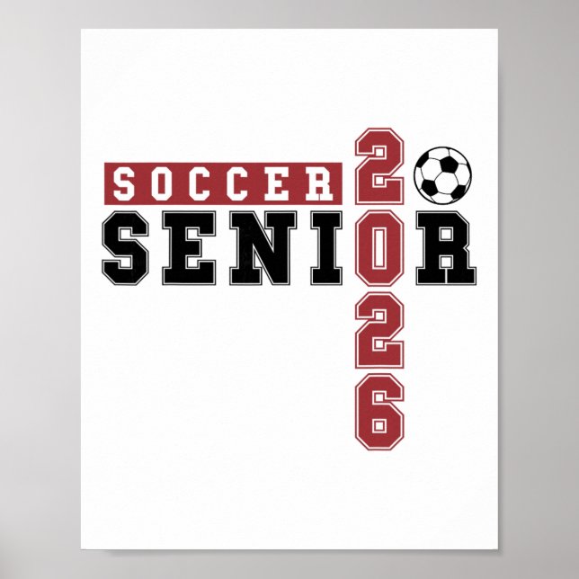 Fotboll Senior Night Fotboll Senior 2026 Examen  Poster (Framsidan)