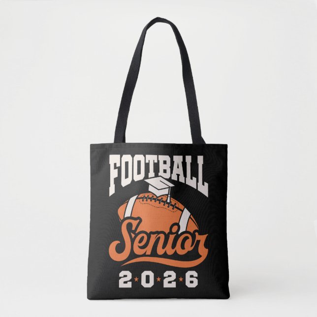 Fotboll Seniorklass 2026 som tar examen Tygkasse (Framsida)