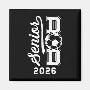 Fotboll Seniorpappa till en senior fotbollsspelare Magnet
