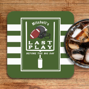 Fotboll Sjungningsfest Sista Matchen Inför Stora D Underlägg Papper Kvadrat