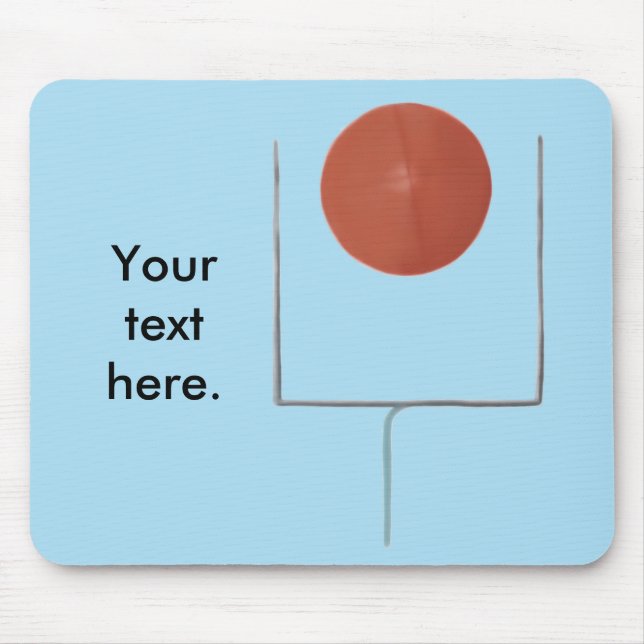 Fotboll skapar målet, Mousepads Musmatta (Framsidan)