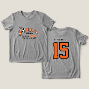 Fotboll som lockar dig till målet - Orange T Shirt