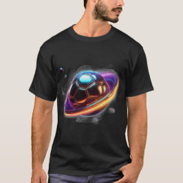 Fotboll som mättnad planet, Fantastisk idrottsdesi T Shirt
