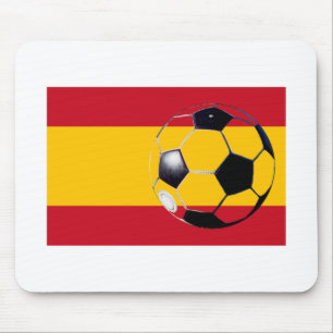 Fotboll Spanien Flagga 2 MUSEUM Zazzle-gåvor Musmatta