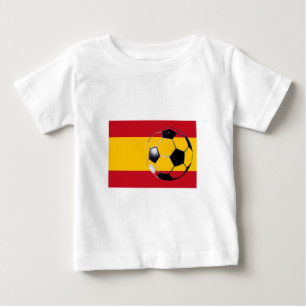 Fotboll Spanien Flagga 2 MUSEUM Zazzle-gåvor Tee