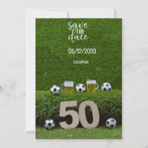 Fotboll Spara datumet 50:e födelsedagen