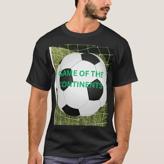 FOTBOLL SPELET FÖR KONTINENTERNA T SHIRT (Framsida)