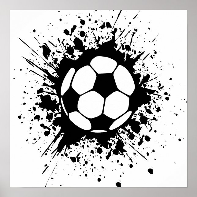 fotboll splatz poster (Framsidan)