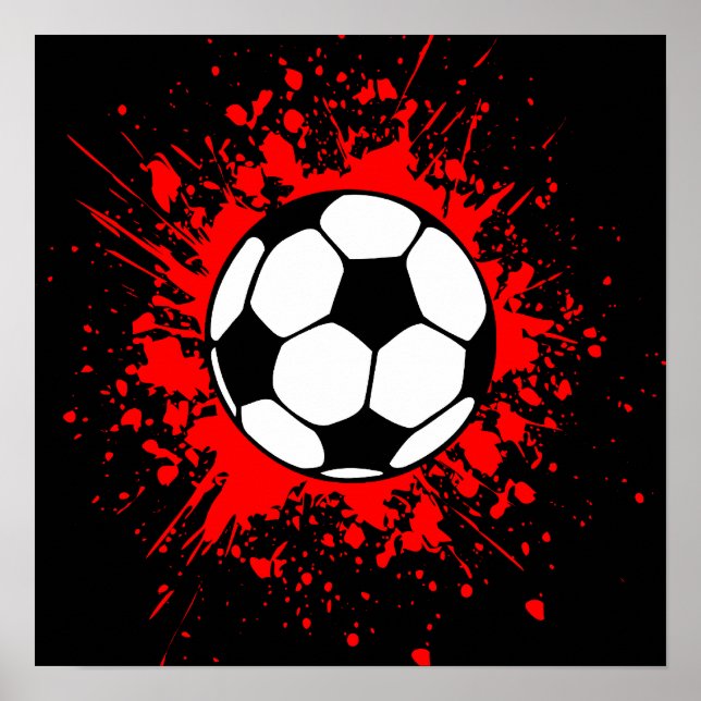 fotboll splatz poster (Framsidan)