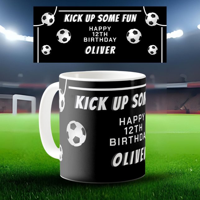 Fotboll Sport Barn Födelsedag Kaffemugg (Skapare uppladdad)