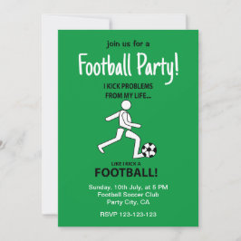 Fotboll Sport Fotboll Party Inbjudningar