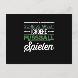 Fotboll Sport Hobby Gym Idrottsman Vykort