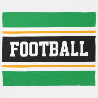 FOTBOLL Sportig Ljusgrön Svart Orange Ränder
