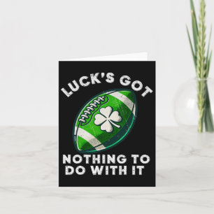 Fotboll St Patrick's Day Pojkar Män St Paddys Day Kort